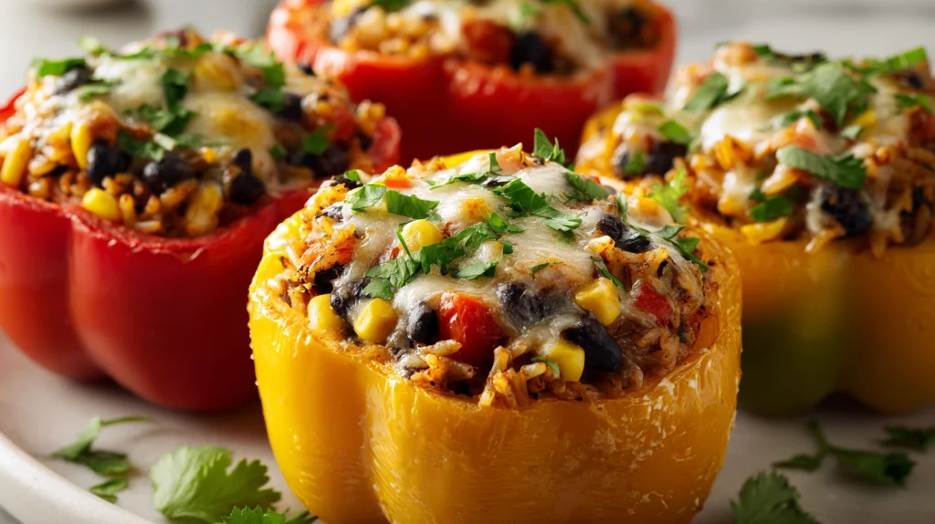 Stuffed Bell Peppers Vegetarian - Easy, Healthy & Flavorful 10 Stuffed Bell Peppers Vegetarian