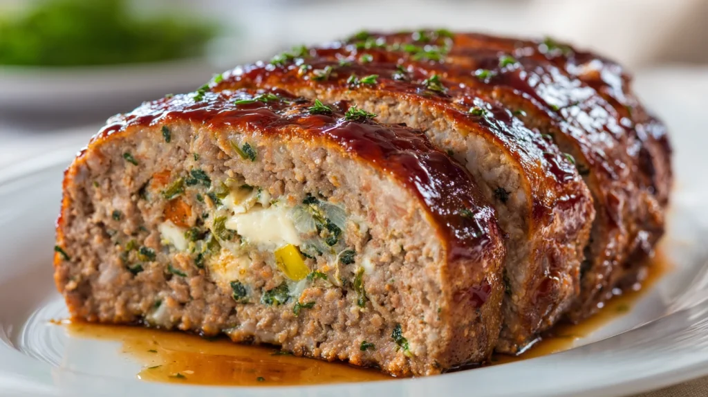 Stuffed Meatloaf Recipe - Classic Weeknight Dinner 9 Stuffed Meatloaf