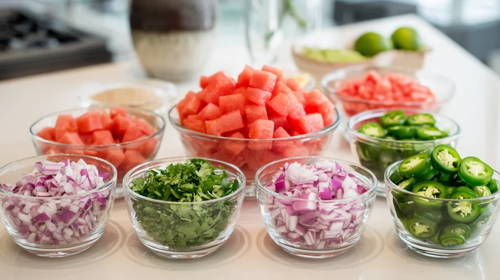 Watermelon Salsa - Refreshing, Sweet, and Healthy 3 Watermelon Salsa