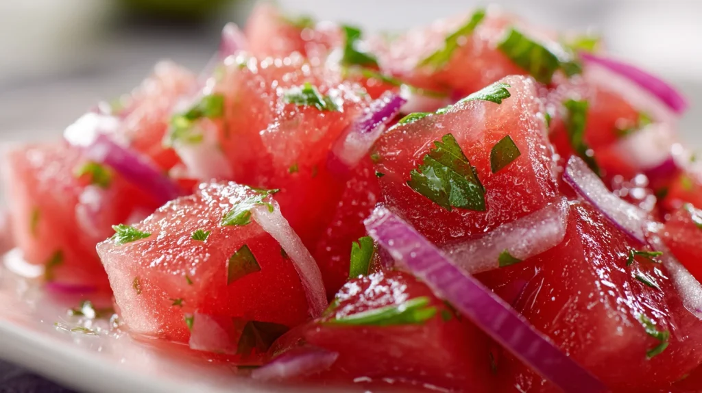 Watermelon Salsa - Refreshing, Sweet, and Healthy 2 Watermelon Salsa