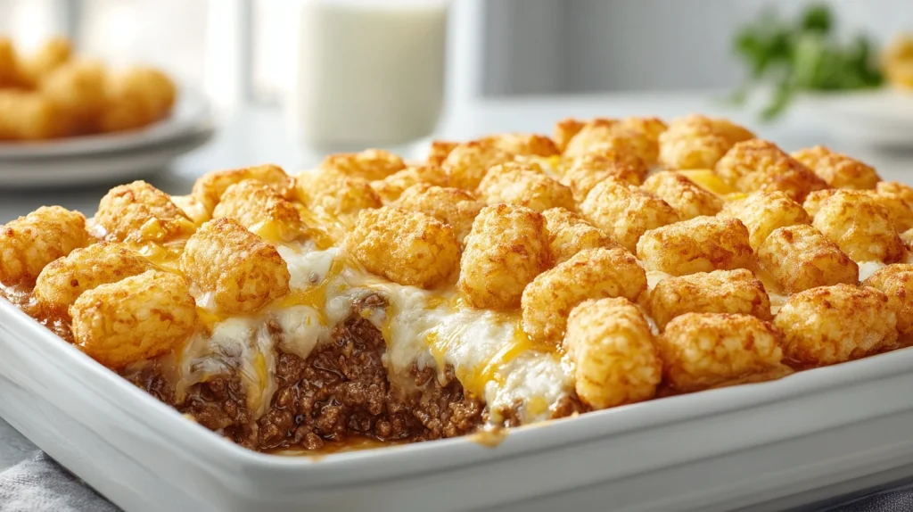 Delicious Beef Tater Tot Casserole - Easy & Cheesy Recipe 11 Beef Tater Tot Casserole