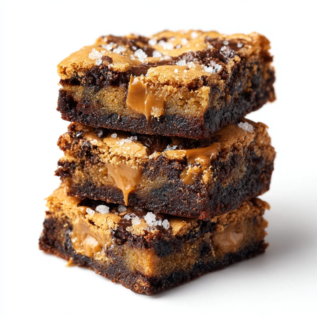 Easy Brown Butter Brookies Recipe - Fudgy & Chewy Brownies 4 Brown Butter Brookies vector