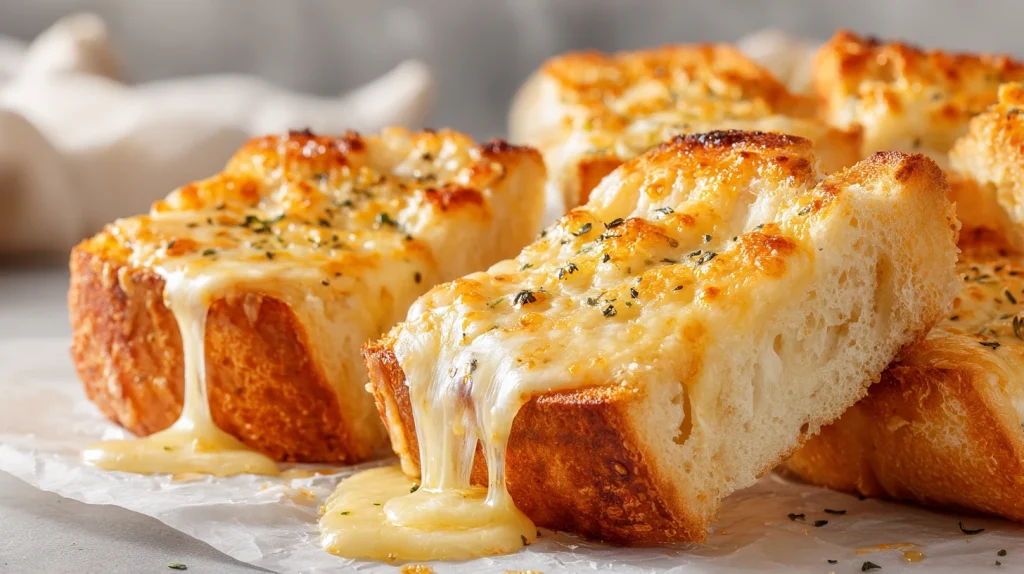 Cheesy Garlic Bread Recipe - Easy, Healthy & Delicious 9 Cheesy Garlic Bread Recipe