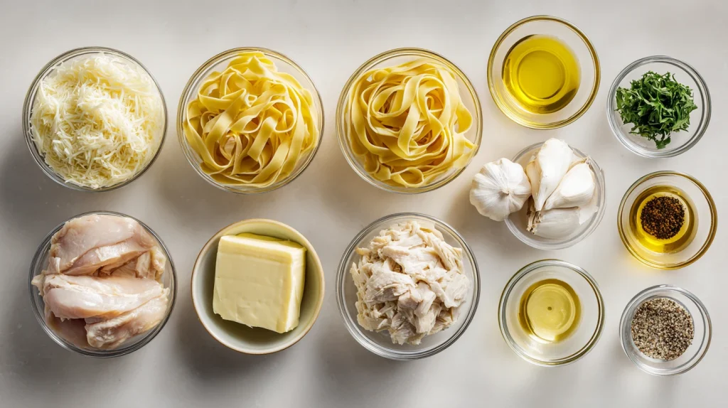 Chicken Fettuccine Pasta - Creamy, Flavorful & Easy to Make 2 Chicken Fettuccine Pasta