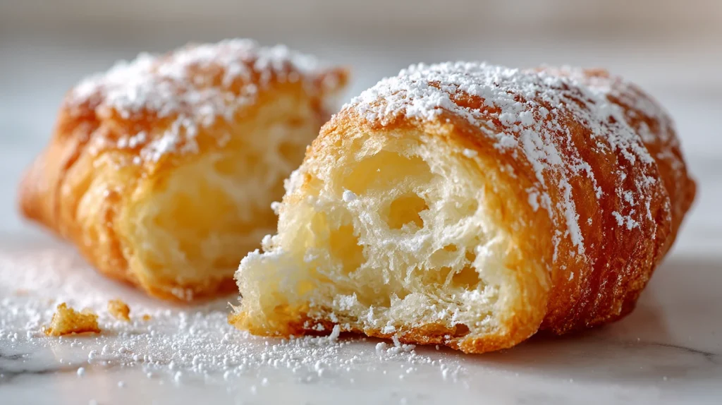 Fried Croissant Beignets Recipe - Crispy, Fluffy, Fried Treats 2 Fried Croissant Beignets