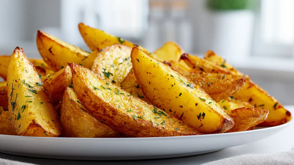 Oven Baked Potato Wedges - Crispy, Flavorful & Easy to Make 9 Oven Baked Potato Wedges