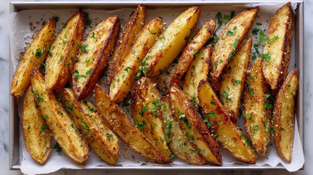 Oven Baked Potato Wedges - Crispy, Flavorful & Easy to Make 10 Oven Baked Potato Wedges