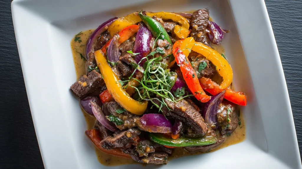 Juicy Pepper Steak - Easy & Delicious Weeknight Dinner 11 Pepper Steak