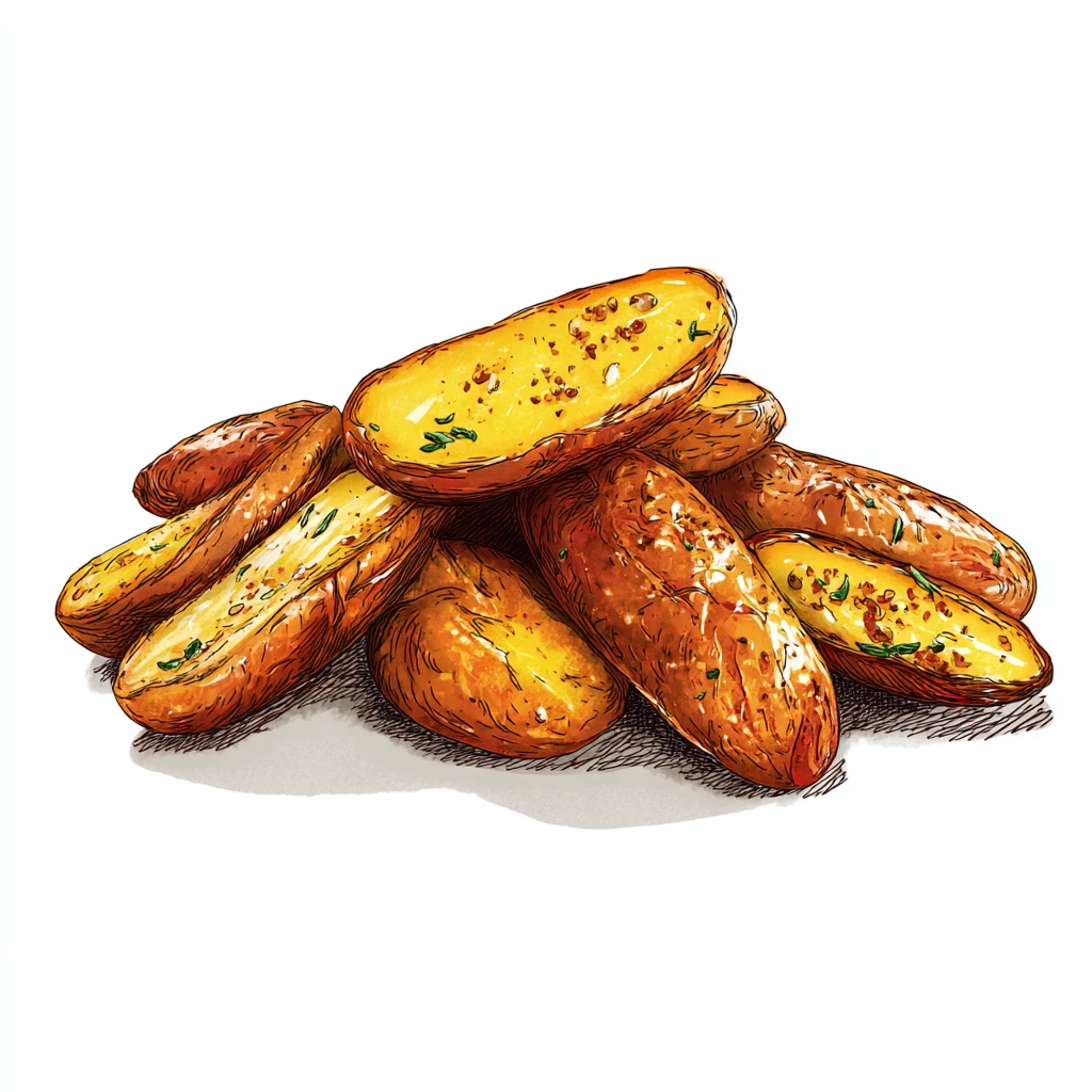 Cheesy Twice-Baked Potatoes - Easy, Delicious & Loaded 4 Roasted Fingerling Potatoes vector