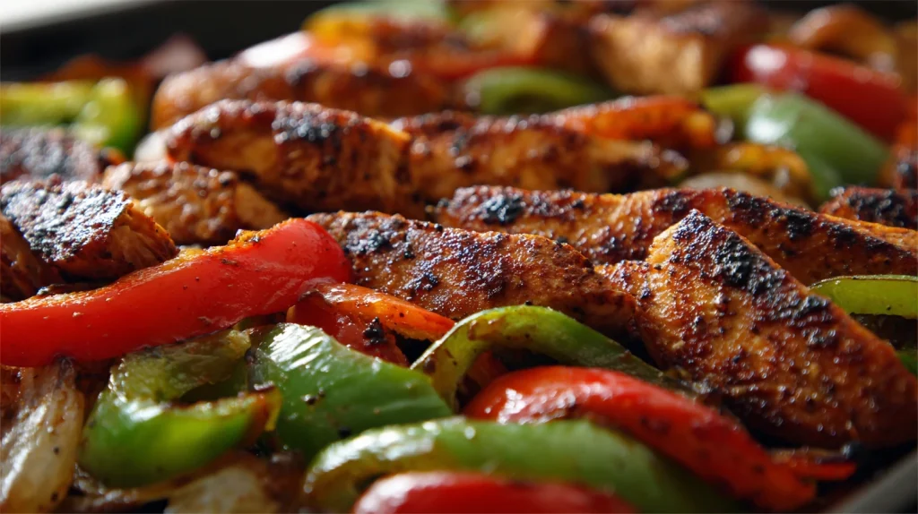 Quick Sheet Pan Chicken Fajitas Recipe - Easy Family Dinner 2 Sheet Pan Chicken Fajitas