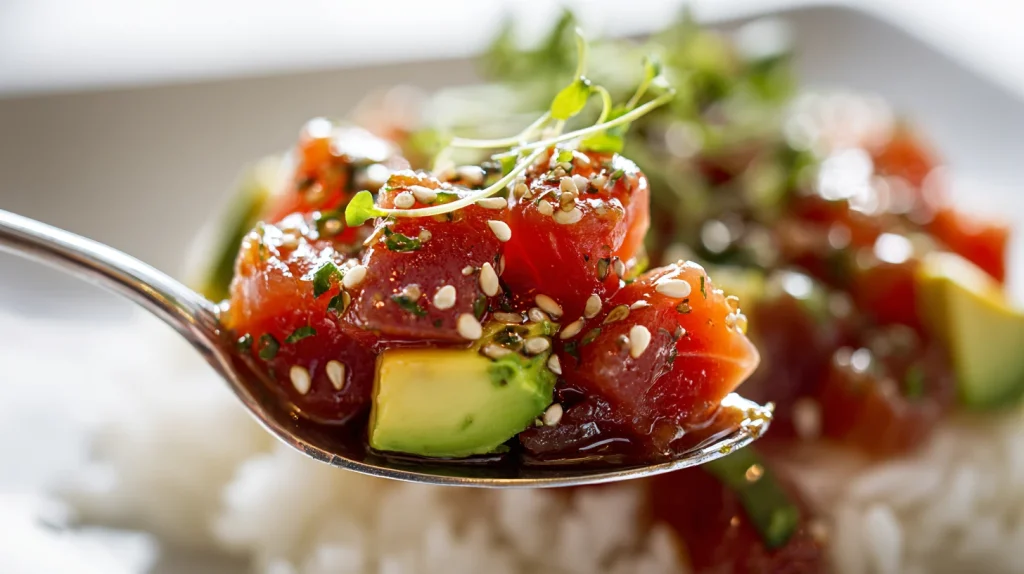 Tuna Poke Bowl Recipe - Fresh & Flavorful Healthy Bowl 2 Tuna Poke Bowl