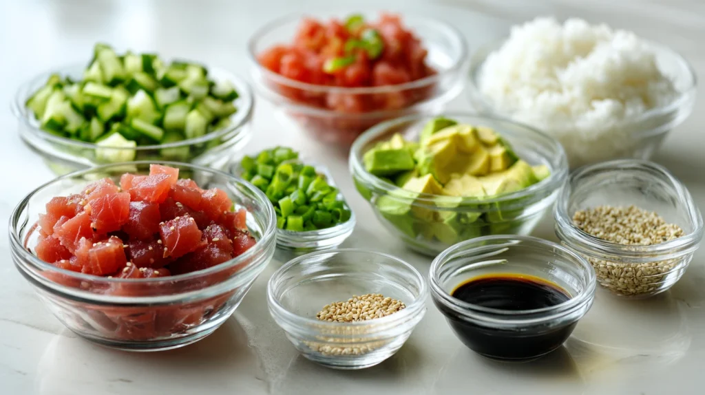 Tuna Poke Bowl Recipe - Fresh & Flavorful Healthy Bowl 3 Tuna Poke Bowl