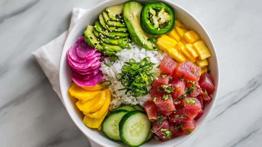 Tuna Poke Bowl Recipe - Fresh & Flavorful Healthy Bowl 10 Tuna Poke Bowl