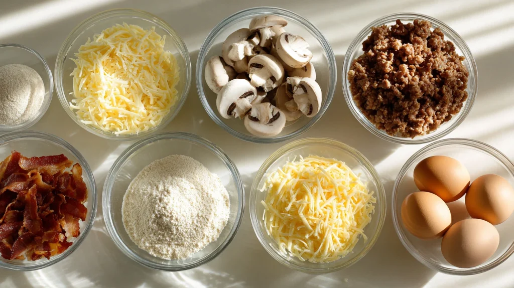 Bacon Mushroom Swiss Meatloaf - Bold Flavor in Every Slice 2 Bacon Mushroom Swiss Meatloaf