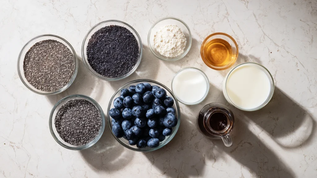 Blueberry Chia Seed Pudding - Healthy & Delicious Treat 3 Blueberry Chia Seed Pudding