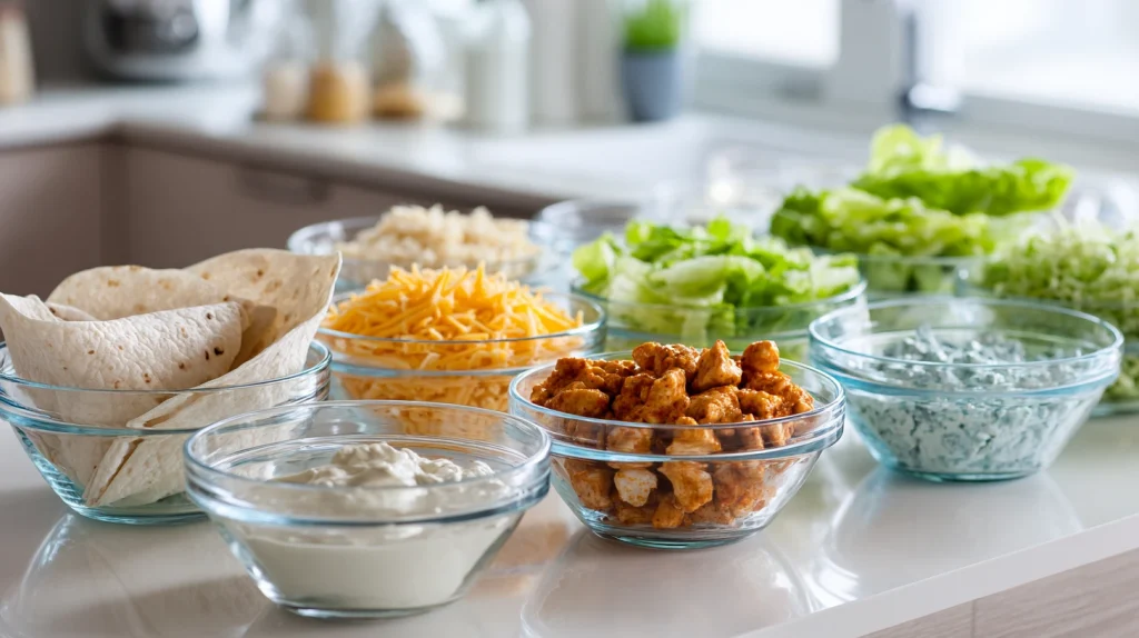 Buffalo Chicken Wraps - Spicy, Flavorful, and Easy to Make 2 Buffalo Chicken Wraps