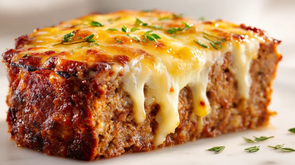 Cheesy Meatloaf Recipe - Easy & Delicious family dinner 10 Cheesy Meatloaf