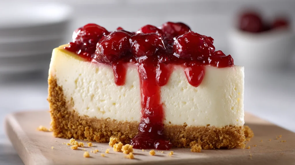 Cherry Cheesecake - Creamy Cheesecake with Cherry Topping 11 Cherry Cheesecake