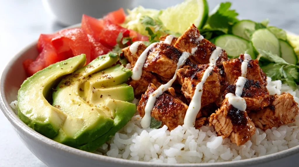 Chicken Burrito Bowl - Flavorful, Healthy, and Easy to Make 9 Chicken Burrito Bowl
