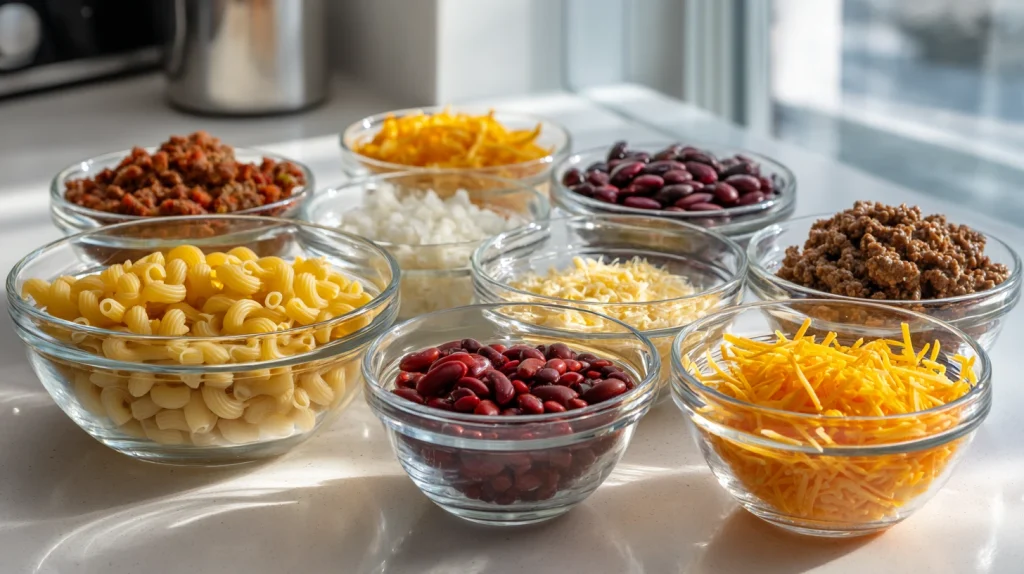 Chili Mac Recipe - Comforting, Cheesy, One-Pot Classic 3 Chili Mac