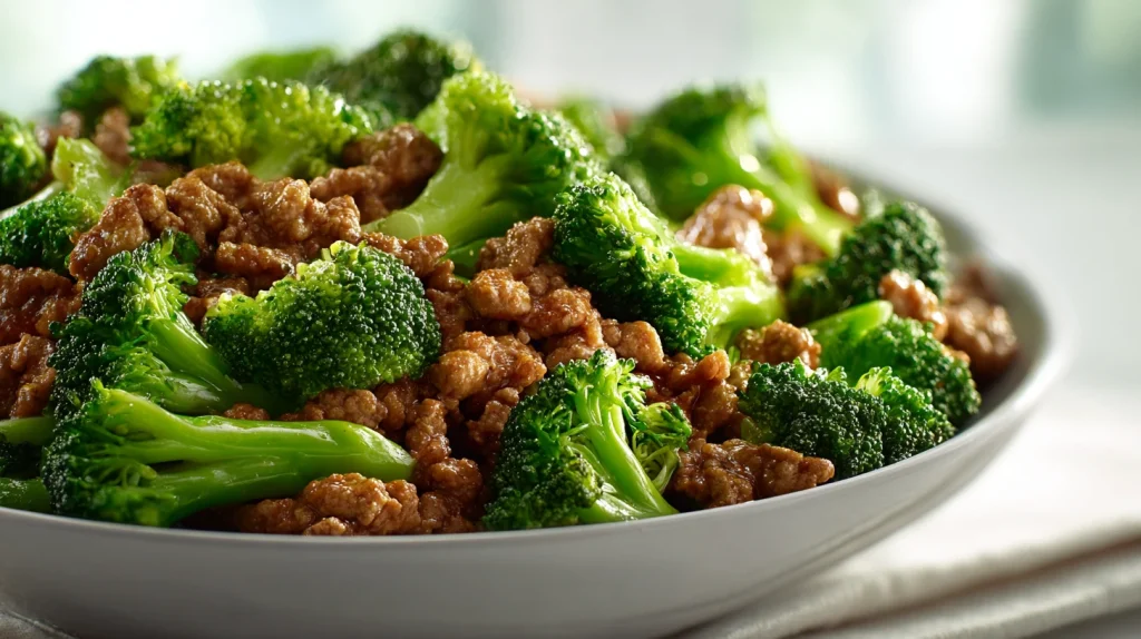 Ground Turkey and Broccoli Recipe - Healthy Family Dinner 8 Ground Turkey and Broccoli Recipe