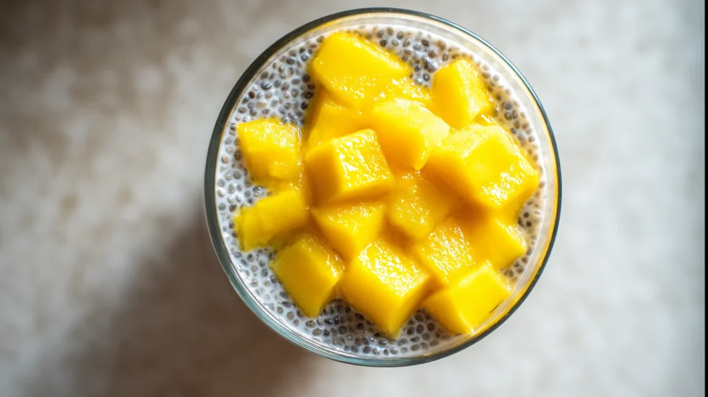 Mango Chia Seed Pudding - Creamy, Tropical & Healthy Dessert 9 Mango Chia Seed Pudding