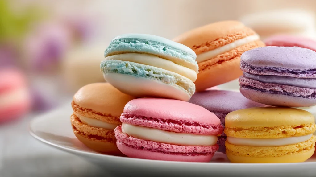 Mini Macarons - Soft & Perfect Bite-Sized French Delights 9 Mini Macarons