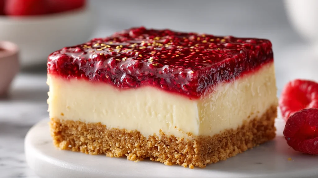 Raspberry Cheesecake Recipe - Creamy & Fruity Dessert 9 Raspberry Cheesecake