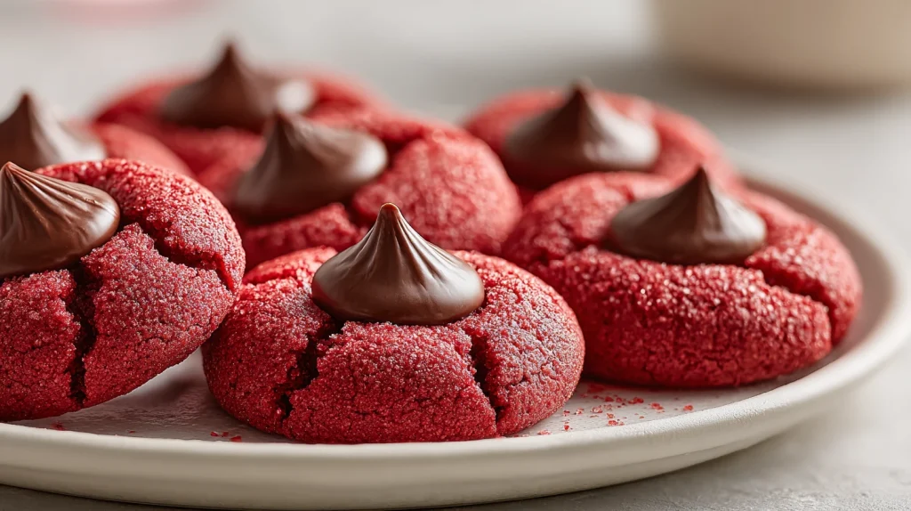 Red Velvet Blossom Cookies - Soft & Chewy Sweet Treats 10 Red Velvet Blossom Cookies