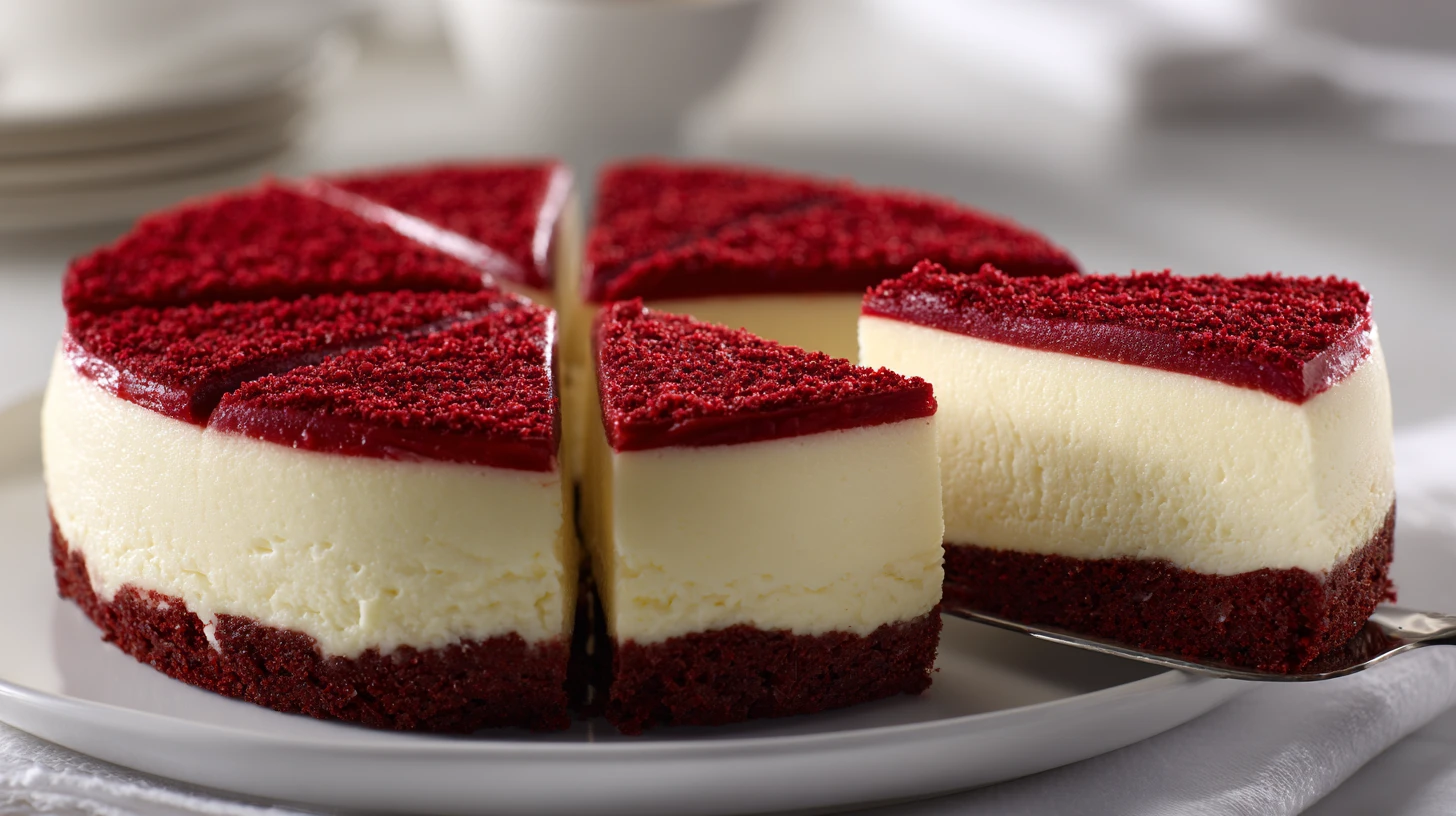 Red Ripper Cheesecake Red Velvet Cheesecake - Decadent Dessert Recipe