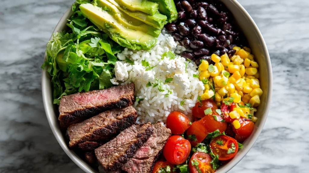Steak Burrito Bowl - Easy & Flavorful Weeknight Dinner 10 Steak Burrito Bowl