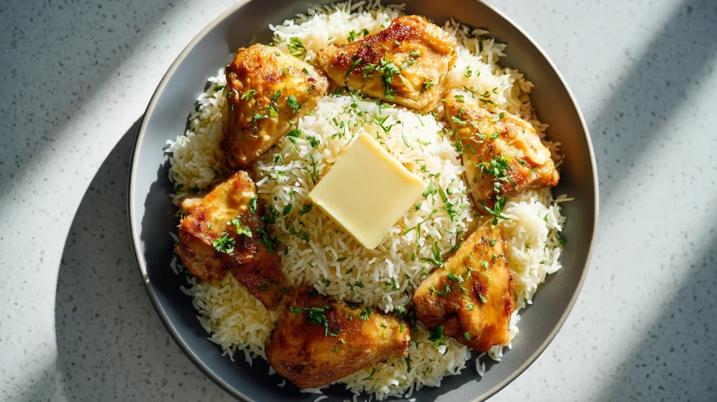 Stick of Butter Rice with Chicken - Best One Pot Chicken Dinner Recipe 10 Stick of Butter Rice with Chicken