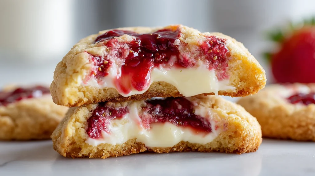 Strawberry Cheesecake Cookies - Easy & Delicious Recipe 2 Strawberry Cheesecake Cookies