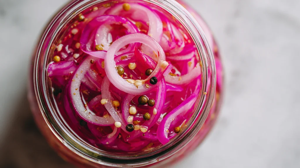 Sweet Pickled Red Onions - Quick, Tangy, and Delicious 2 Sweet Pickled Red Onions