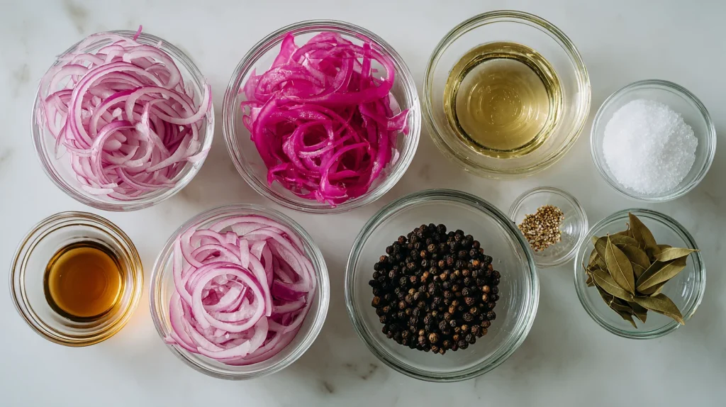 Sweet Pickled Red Onions - Quick, Tangy, and Delicious 3 Sweet Pickled Red Onions