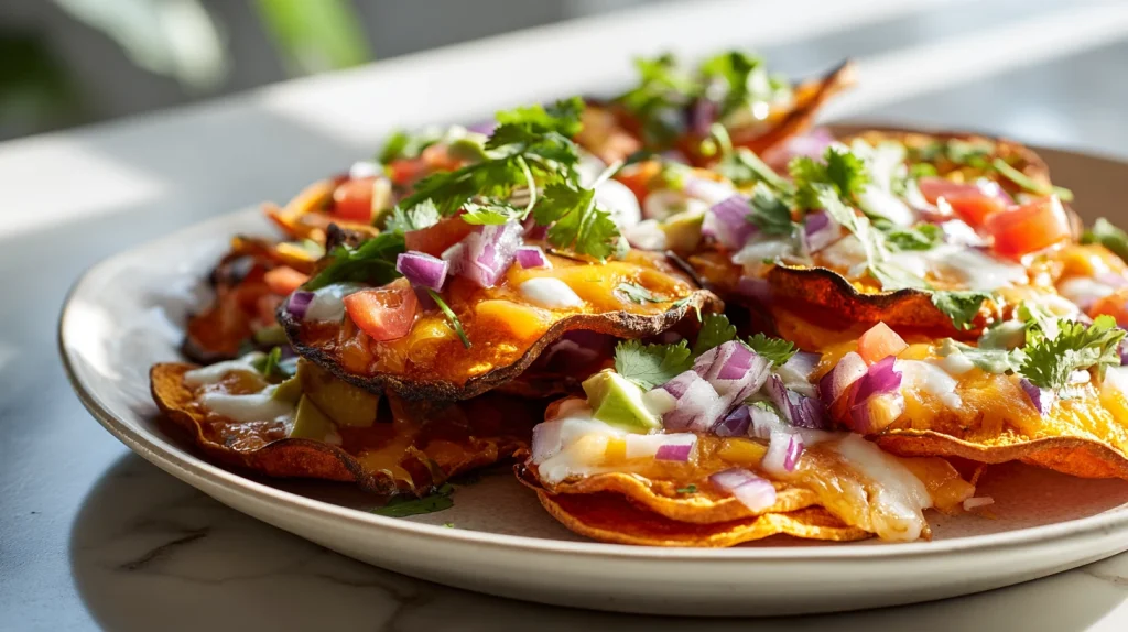 Easy Sweet Potato Nachos Recipe - Loaded Healthy Bites 11 Sweet Potato Nachos