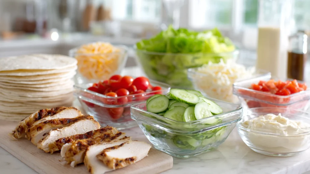 Best Chicken Wraps Recipe 3 Chicken Wraps