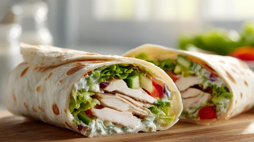 Best Chicken Wraps Recipe 2 Chicken Wraps