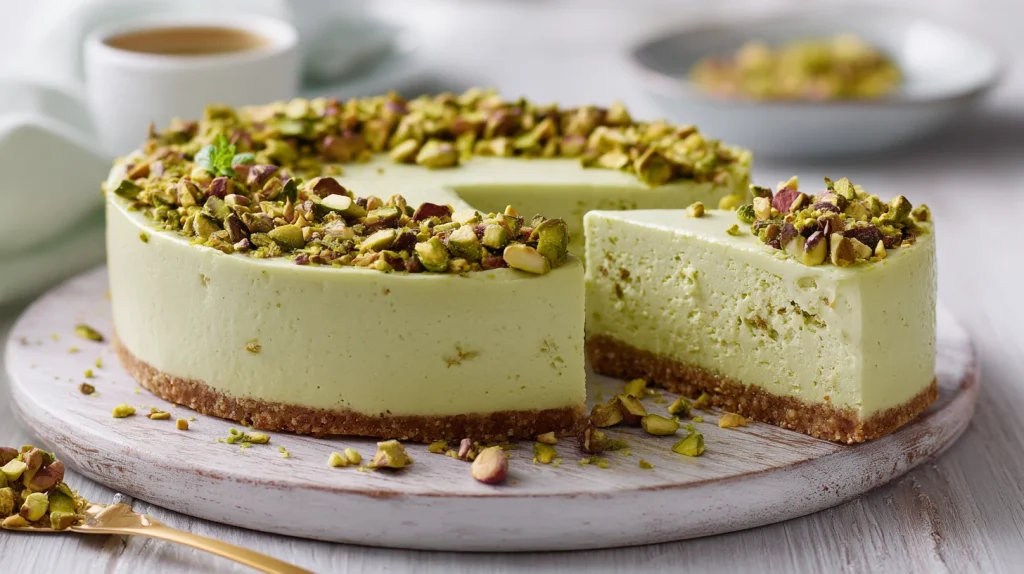 Pistachio Cheesecake 11 Pistachio Cheesecake
