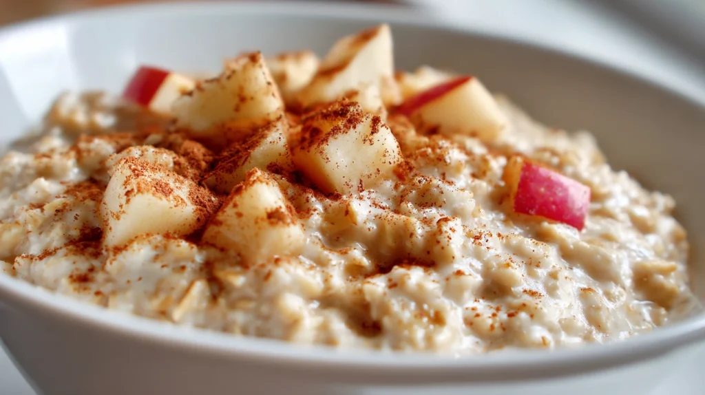 Apple Cinnamon Oatmeal Recipe - Fresh & Cozy Breakfast 2 Apple Cinnamon Oatmeal