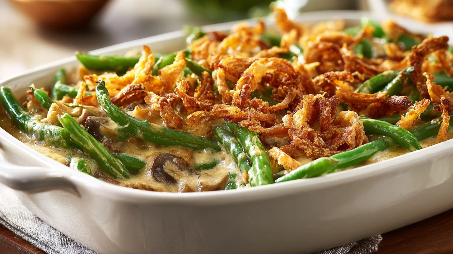 Best Ever Green Bean Casserole Recipe - Easy Dinner Idea