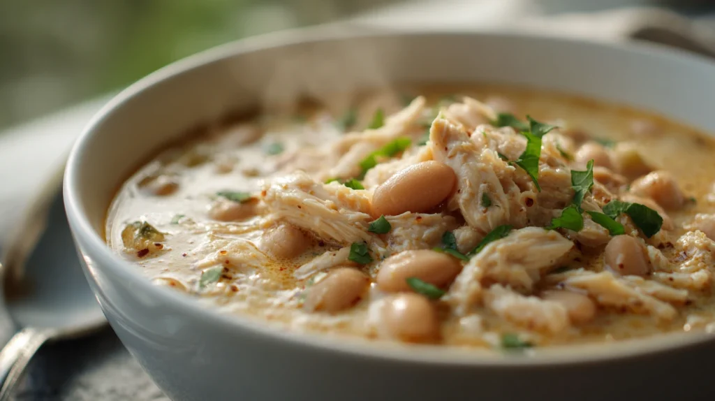 Spicy Cajun White Chicken Chili Recipe - Easy Family Dinner 2 Cajun White Chicken Chili