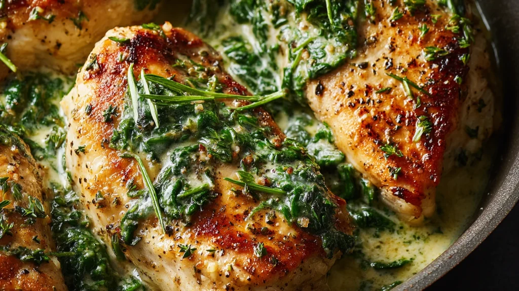 Chicken Florentine Recipe - Easy & Creamy Family Dinner 2 Chicken Florentine