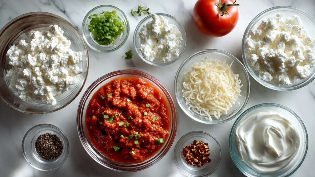 Cottage Cheese Pizza Bowl - Easy & Low Carb Healthy Dinner 3 Cottage Cheese Pizza Bowl