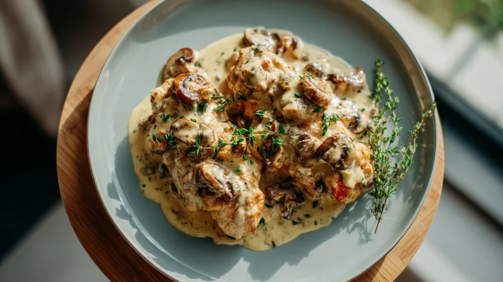 Creamy Mushroom Chicken Recipe - Rich & Easy Dinner Idea 10 Creamy Mushroom Chicken