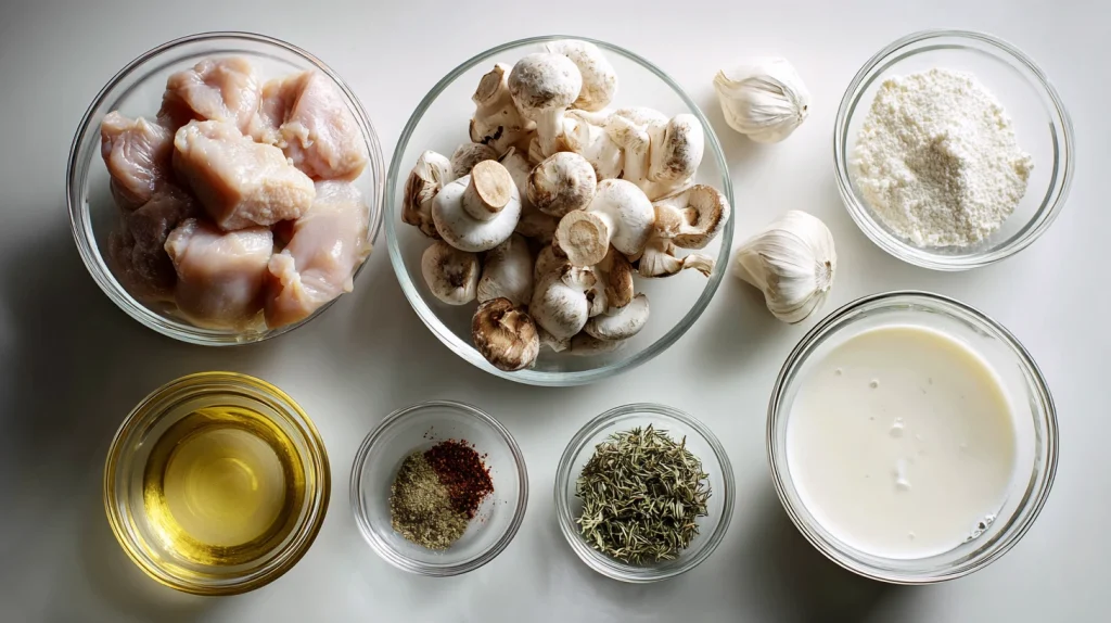 Creamy Mushroom Chicken Recipe - Rich & Easy Dinner Idea 3 Creamy Mushroom Chicken