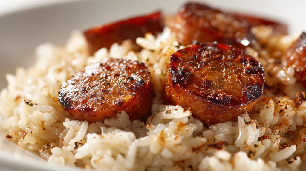 Cajun Sausage and Rice Recipe - Easy Flavorful Meal 2 Cajun Sausage and Rice
