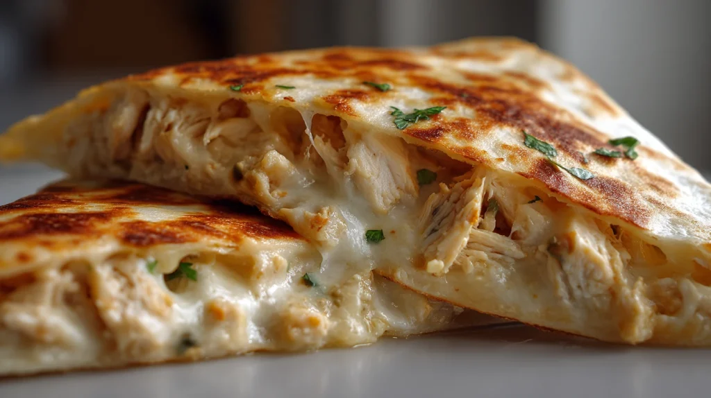 Chicken Quesadillas Recipe - Crispy, Cheesy & Full of Flavor 2 Chicken Quesadillas