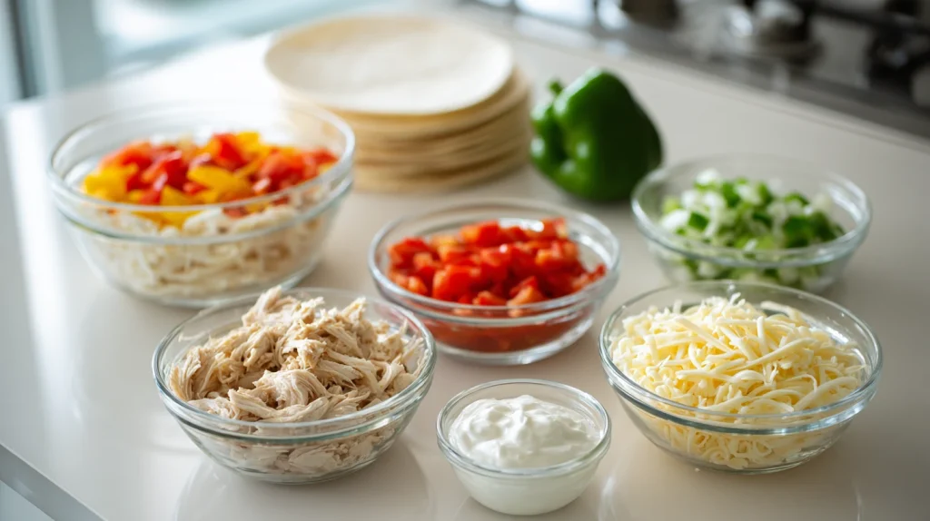 Chicken Quesadillas Recipe - Crispy, Cheesy & Full of Flavor 3 Chicken Quesadillas