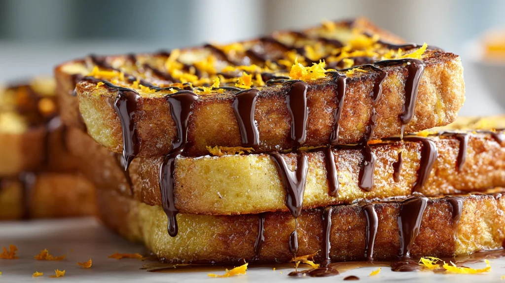 Chocolate-Orange French Toast - Easy Breakfast Brunch Recipe 2 Chocolate-Orange French Toast